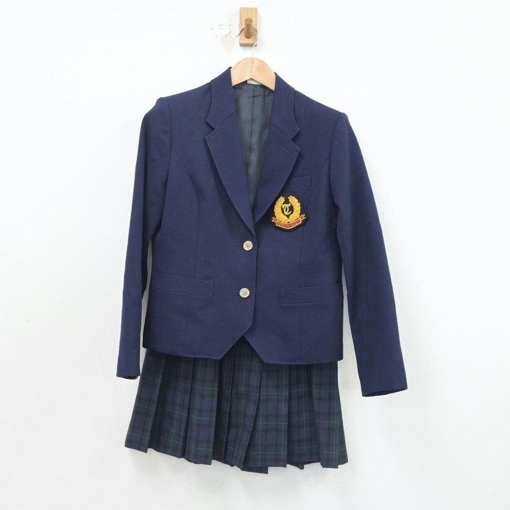 【中古】東京都 東京高等学校 女子制服 4点（ブレザー・ベスト・ベスト・スカート）sf021373