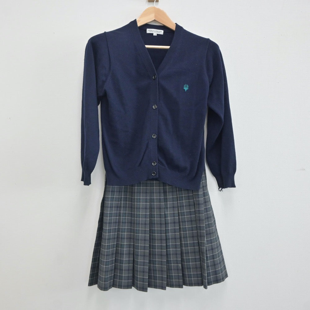 中古制服】大阪府 大阪学芸高等学校 女子制服 2点（ニット・スカート）sf021451【リサイクル学生服】 | 中古制服通販パレイド