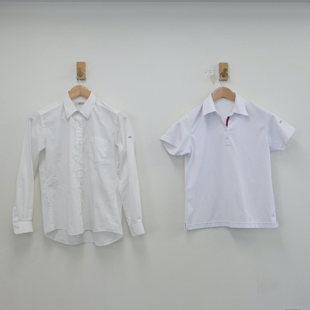 中古制服】北海道 札幌光星高等学校 女子制服 3点（シャツ・シャツ