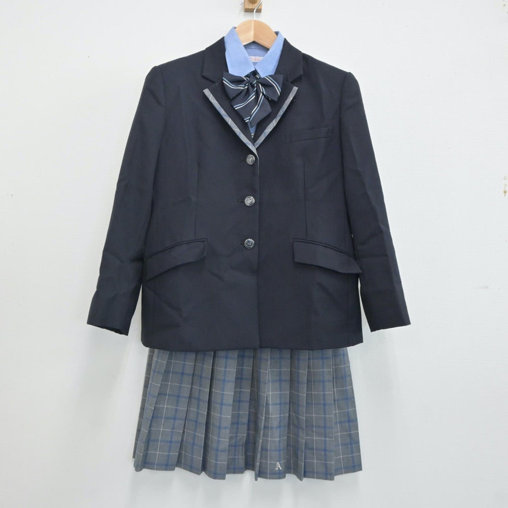 中古制服】大阪府 芦間高等学校 女子制服 4点（ブレザー・シャツ・スカート）sf021505【リサイクル学生服】 | 中古制服通販パレイド