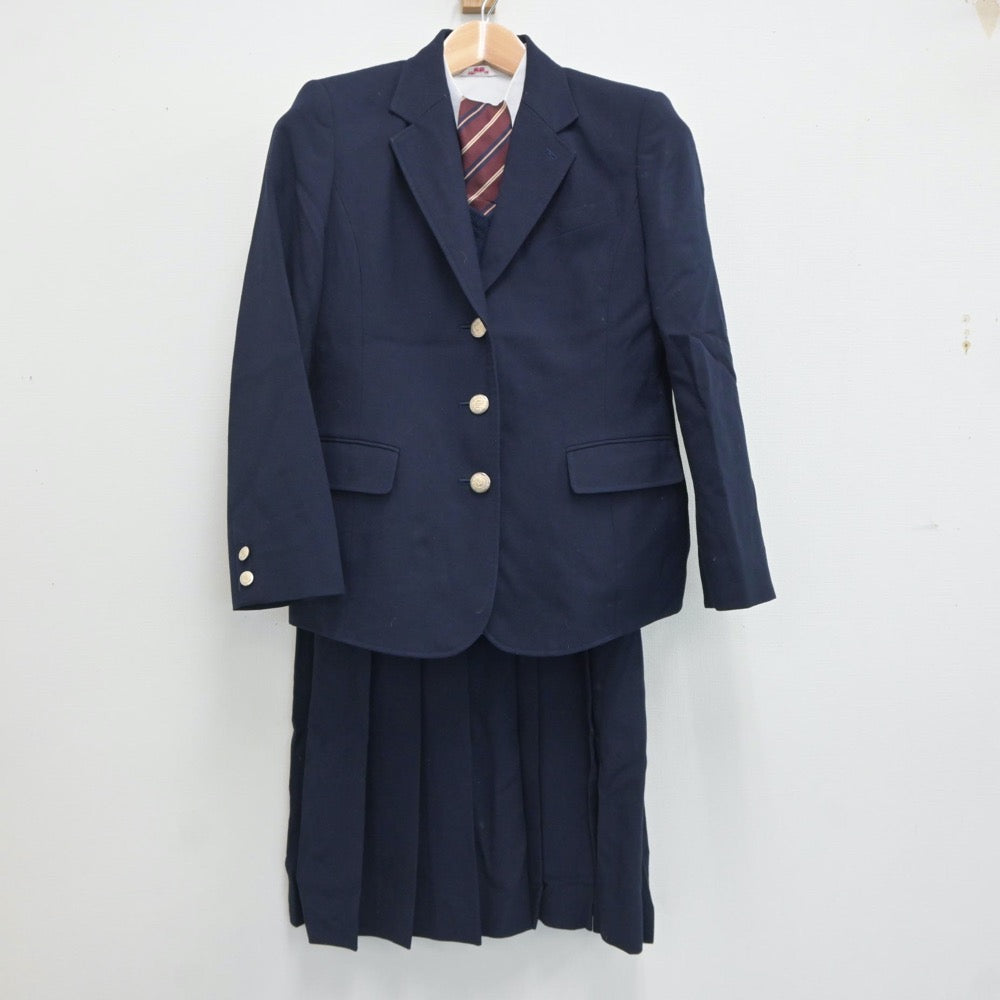 中古制服】熊本県 必由館高等学校 女子制服 5点（ブレザー・ニット・ジャンパースカート・シャツ）sf021519【リサイクル学生服】 | 中古制服 通販パレイド