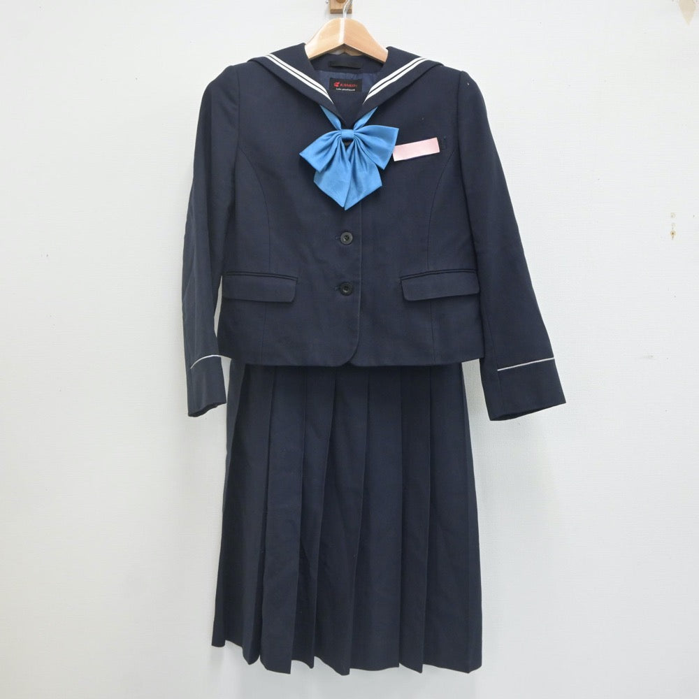 中古制服】熊本県 水俣第二中学校 女子制服 3点（セーラー服・ジャンパースカート）sf021558【リサイクル学生服】 | 中古制服通販パレイド