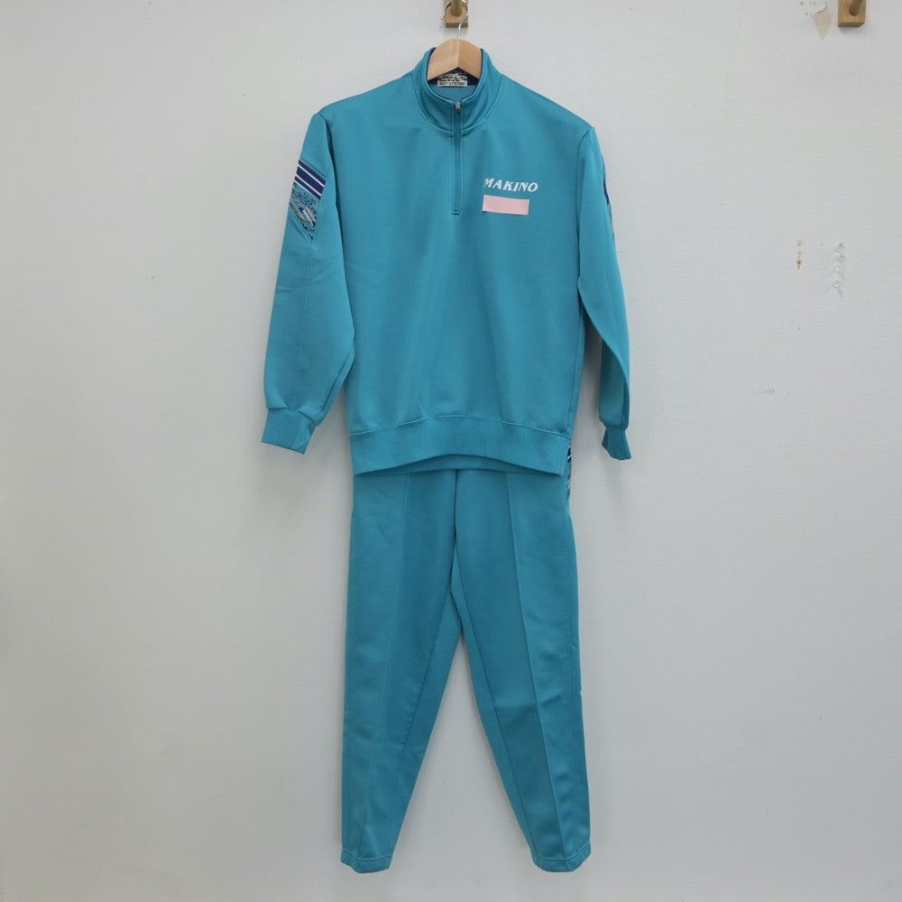 【中古】富山県 牧野中学校 女子制服 4点（ジャージ 上・ジャージ 下・体操服 上・体操服 下）sf021569