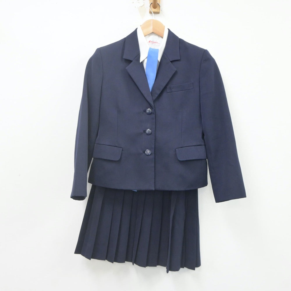 中古制服】愛媛県 今治北高等学校 女子制服 5点（ブレザー・ベスト