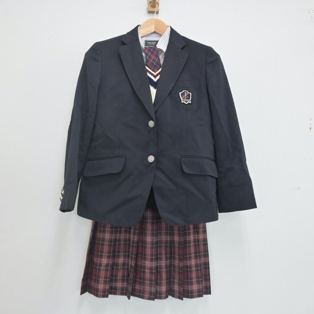 中古制服】宮崎県 仙台城南高等学校 女子制服 6点（ブレザー・ニット・シャツ・スカート）sf021867【リサイクル学生服】 | 中古制服通販パレイド