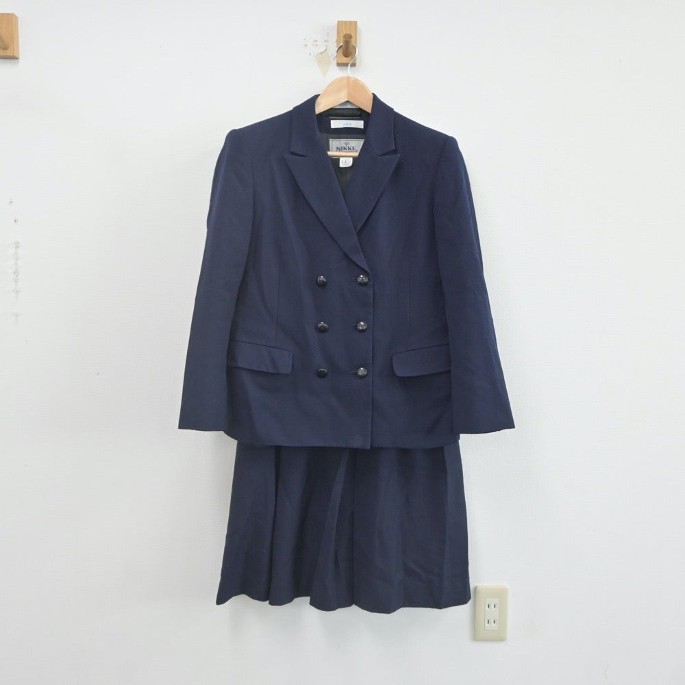 【中古】兵庫県 琴丘高等学校 女子制服 3点（ブレザー・ベスト・スカート）sf021937