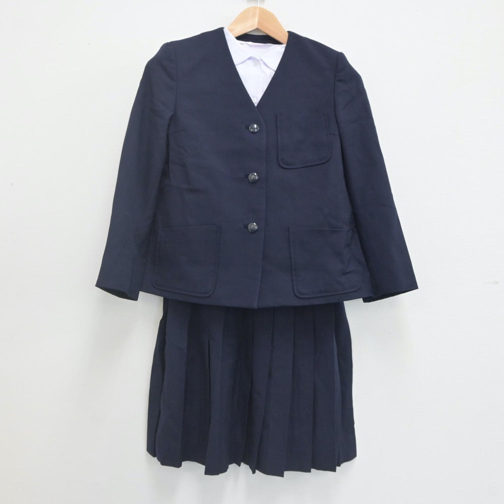 中古制服】群馬県 高崎市立第一中学校 女子制服 4点（ブレザー・ベスト