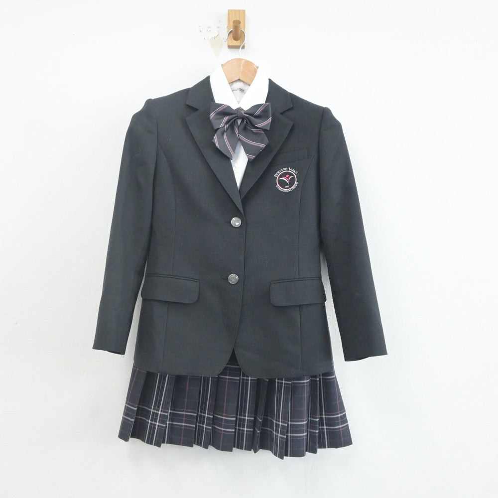 【中古】東京都 ホライゾンジャパンインターナショナルスクール 女子制服 4点（ブレザー・シャツ・スカート）sf022136