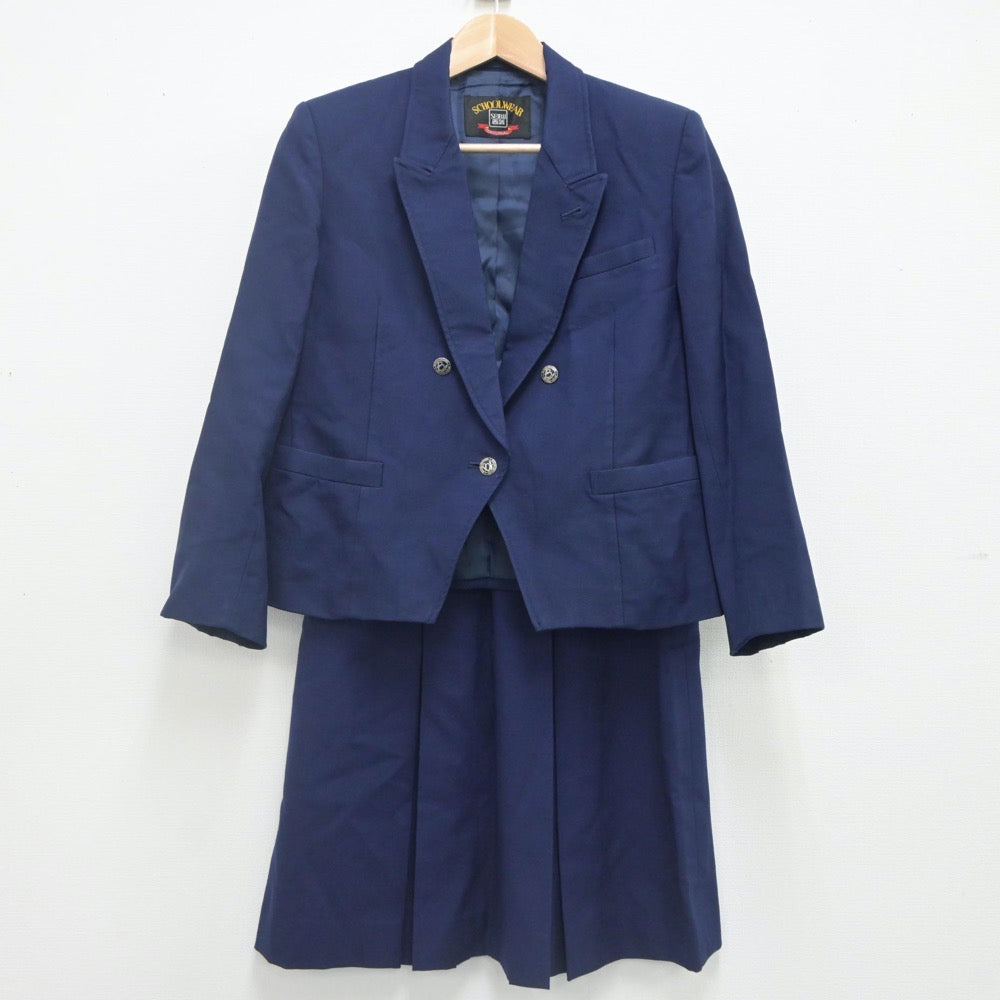 【中古】埼玉県 西武台高等学校 女子制服 3点（ブレザー・ベスト・スカート）sf022172