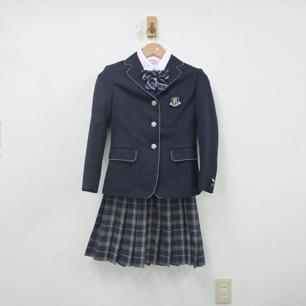 【中古】宮城県 八乙女中学校 女子制服 4点（ブレザー・シャツ・スカート）sf022239