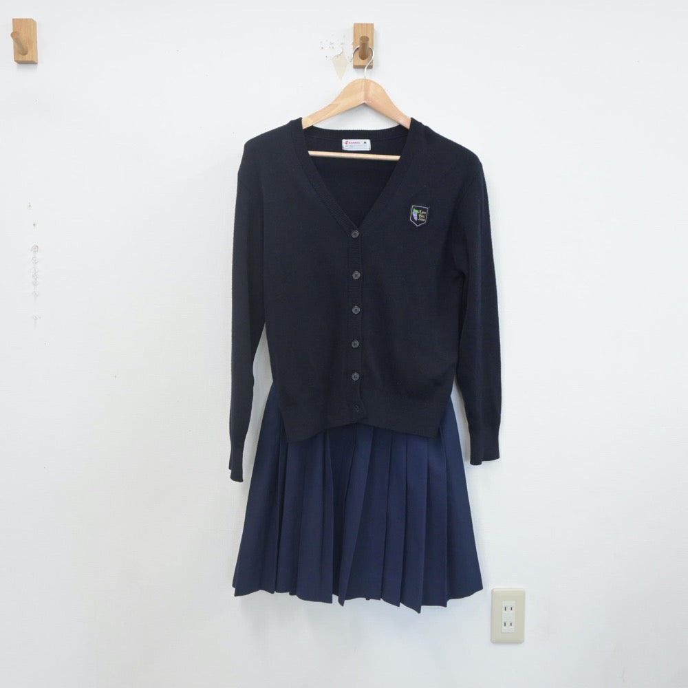 中古制服】京都府 京都女子中学校・高等学校 女子制服 2点（ニット・スカート）sf022333【リサイクル学生服】 | 中古制服通販パレイド