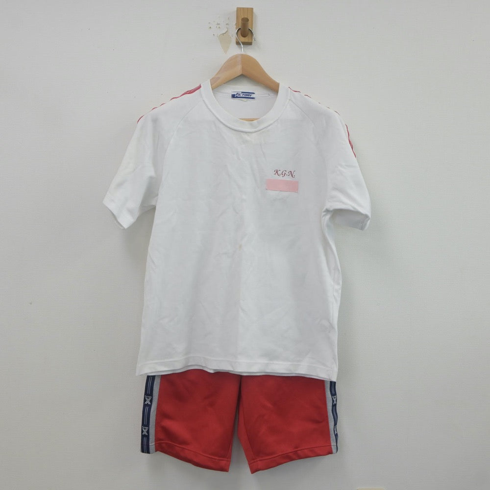 中古制服】京都府 京都外大西高等学校 女子制服 2点(体操服 上 中古制服】京都府 京都外大西高等学校 女子制服 2点(体操服 上