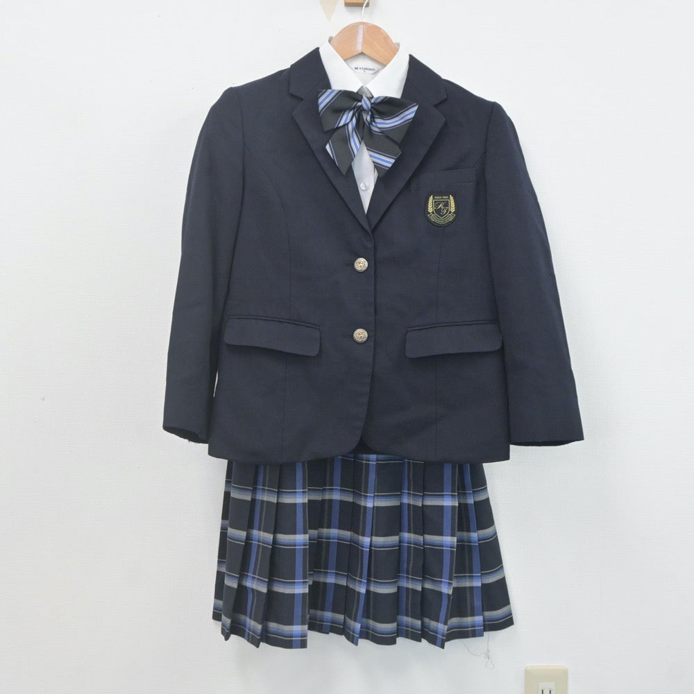 【中古】栃木県 國學院大學栃木高等学校 女子制服 5点（ブレザー・シャツ・スカート）sf022480