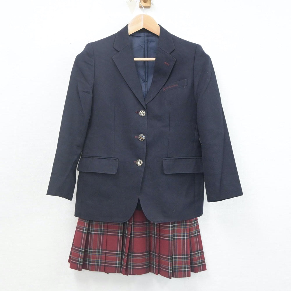 中古制服】京都府 立命館中学校 女子制服 2点(ブレザー 中古制服】京都府 立命館中学校 女子制服 2点(ブレザー