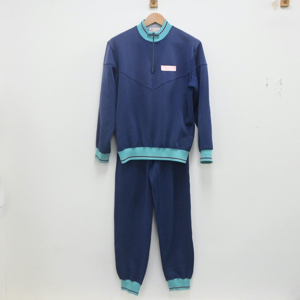 【中古】埼玉県 越谷市立東中学校 女子制服 2点（ジャージ 上・ジャージ 下）sf023067