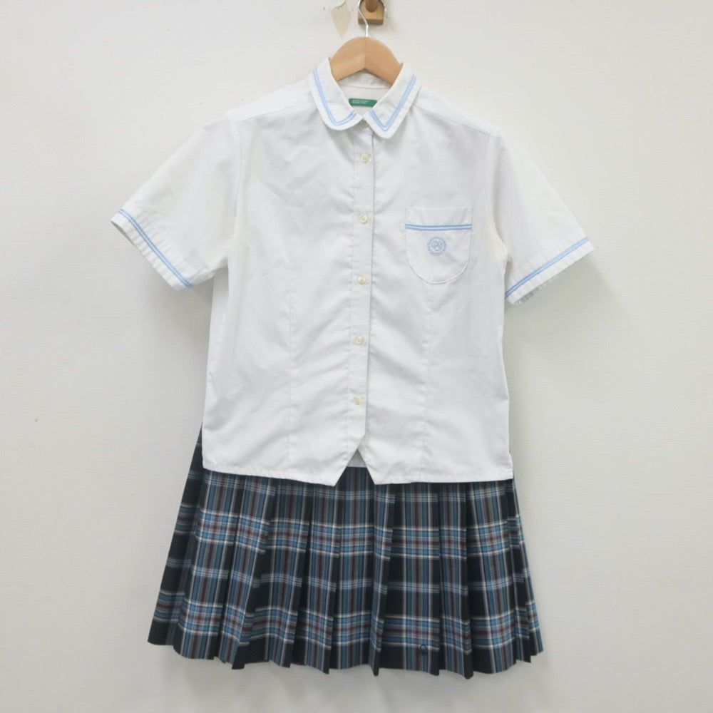 中古制服】愛知県 人間環境大学附属岡崎学園高等学校 女子制服 3点（シャツ・スカート）sf023126【リサイクル学生服】 | 中古制服通販パレイド