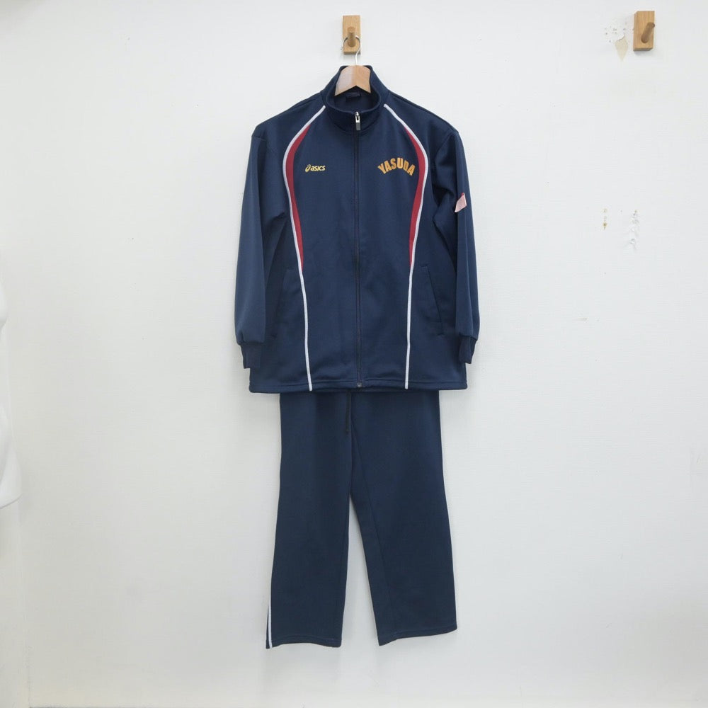 【中古】東京都 安田学園高等学校 女子制服 3点（ジャージ 上・体操服 上・ジャージ 下）sf023325