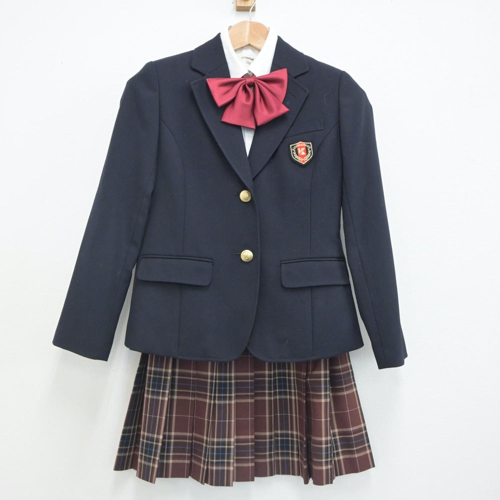 中古制服】神奈川県 鹿島学園高等学校 女子制服 4点（ブレザー・シャツ