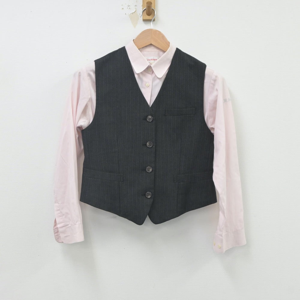 中古制服】佐賀県 牛津高等学校 女子制服 2点（ベスト・シャツ）sf023594【リサイクル学生服】 | 中古制服通販パレイド