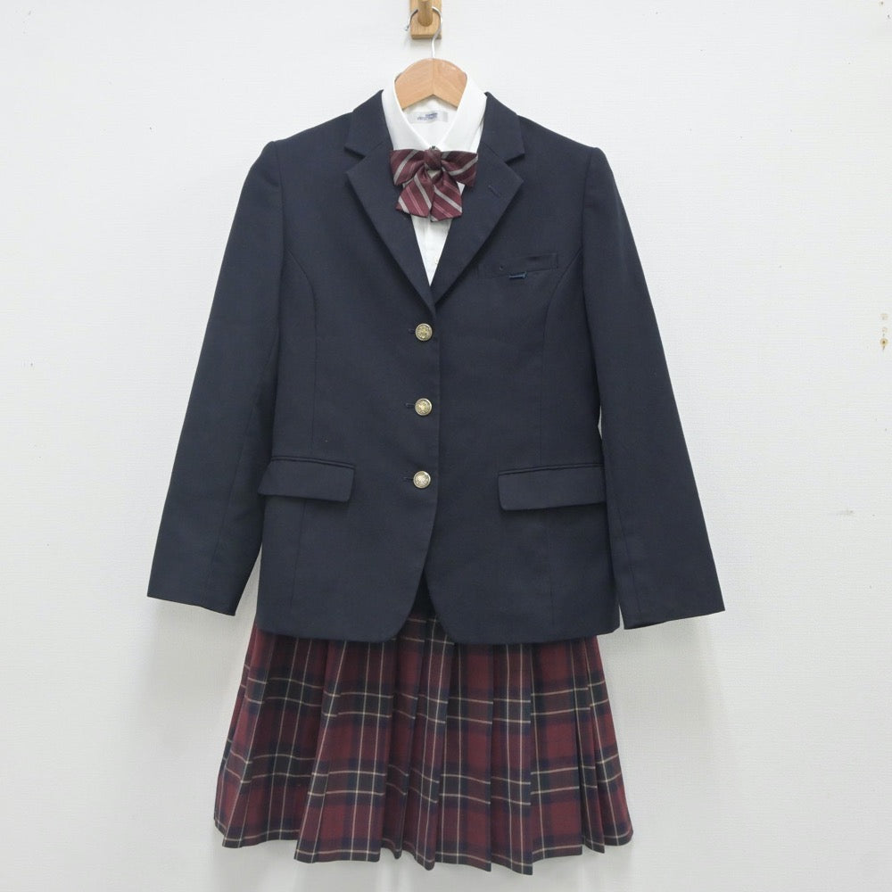 【中古】秋田県 男鹿東中学校 女子制服 4点（ブレザー・シャツ・スカート）sf023640