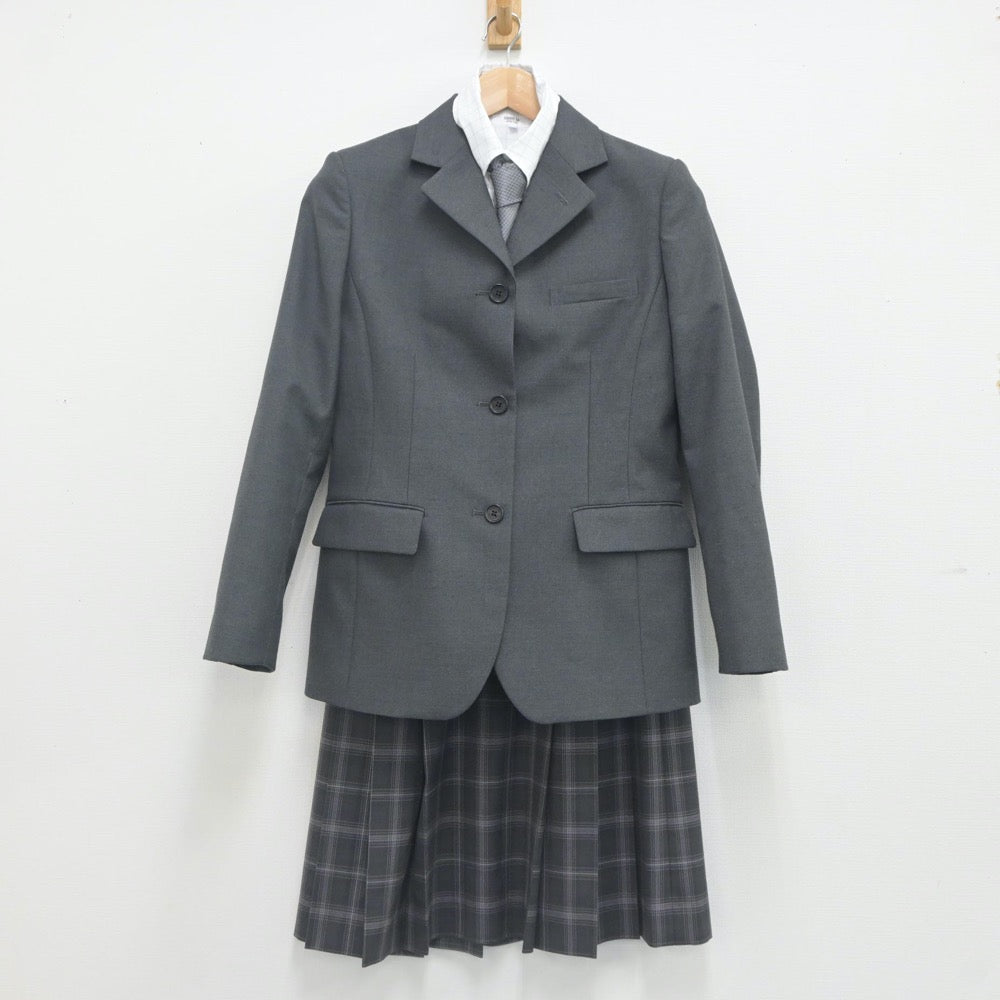 女子制服　中古制服】宮崎県　中古制服通販パレイド　宮崎学園高等学校　5点（ブレザー・シャツ・スカート）sf023711【リサイクル学生服】