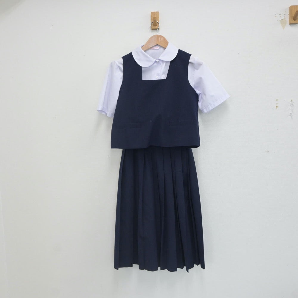 中古制服】千葉県 習志野市立第一中学校 女子制服 3点（シャツ・ベスト・スカート）sf023748【リサイクル学生服】 | 中古制服通販パレイド