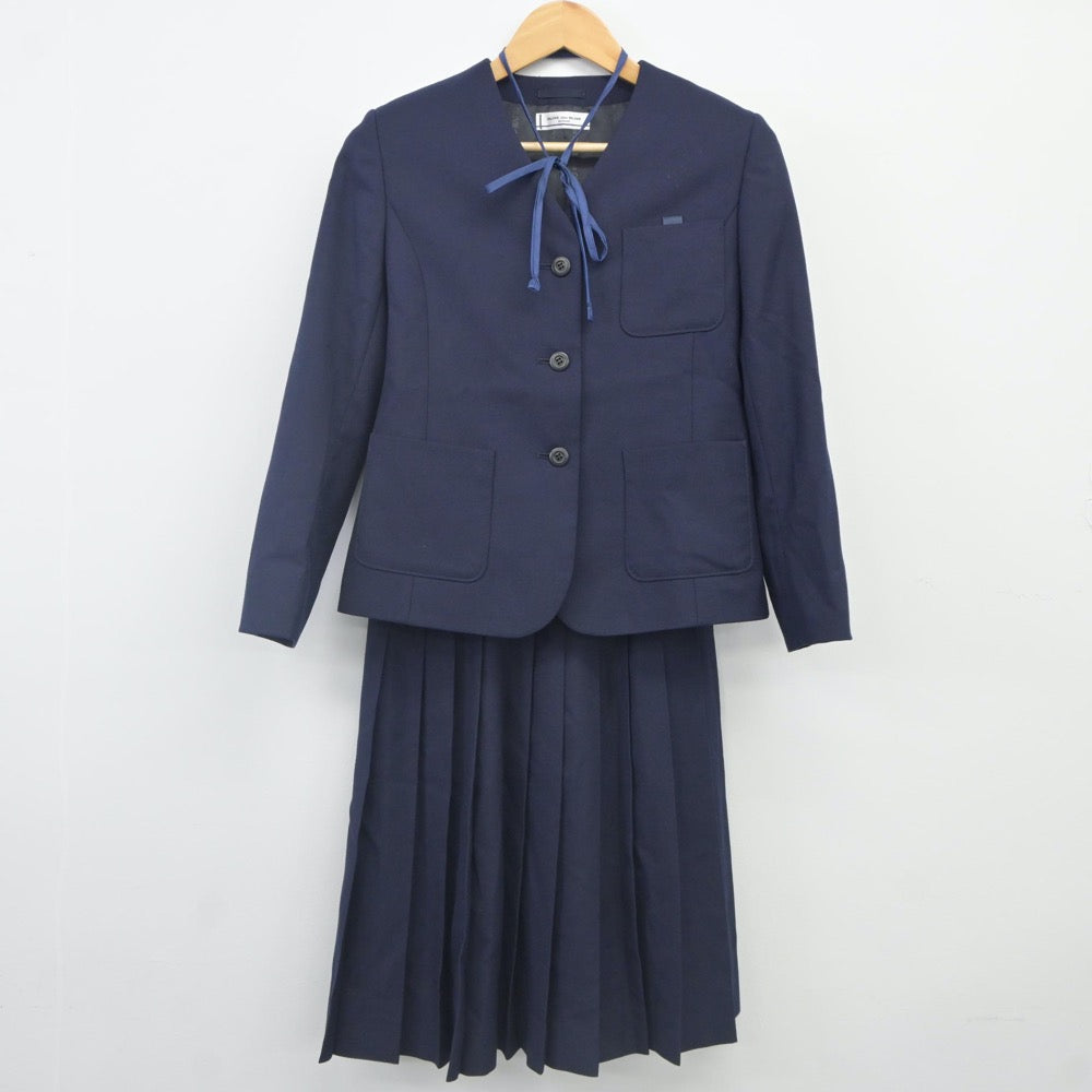 中古制服】北海道 釧路景雲中学校 女子制服 4点（ブレザー