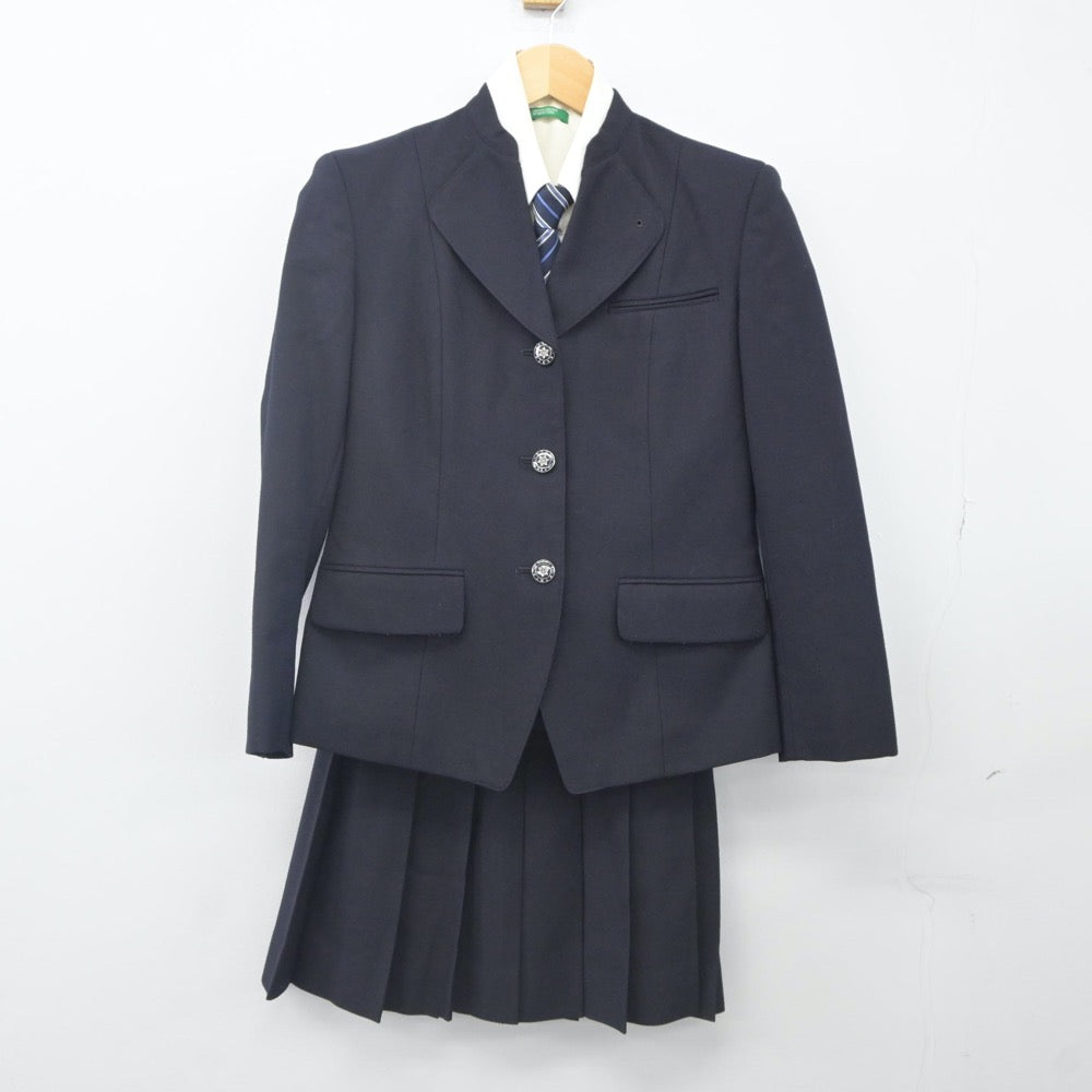 中古制服】京都府 京都文教高等学校 女子制服 6点（ブレザー・シャツ