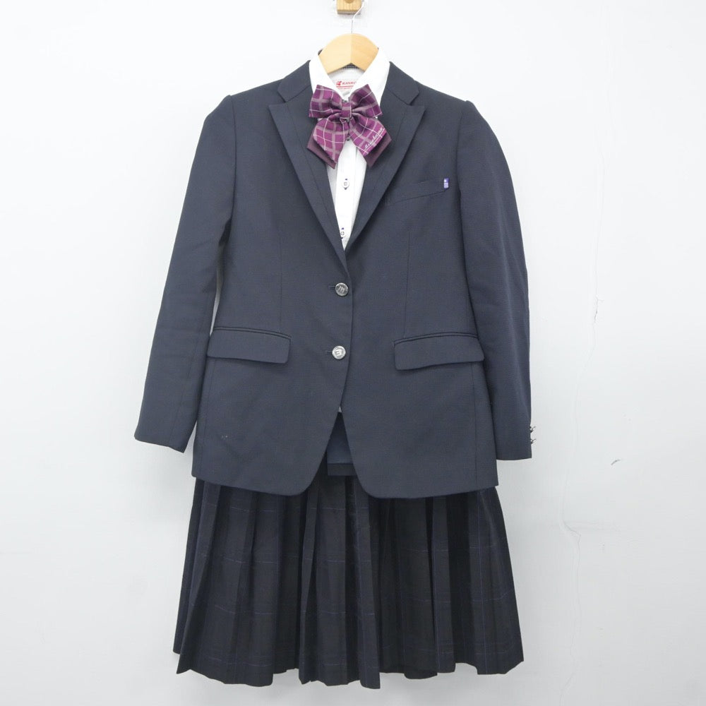 【中古】岐阜県 美濃加茂高等学校 女子制服 5点（ブレザー・シャツ・スカート）sf024201