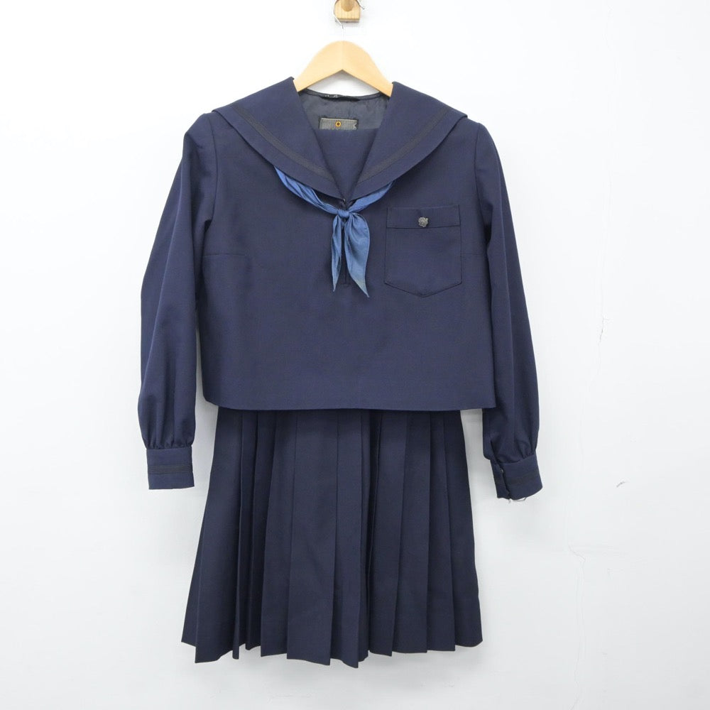 中古制服】岩手県 盛岡商業高等学校 女子制服 4点（セーラー服