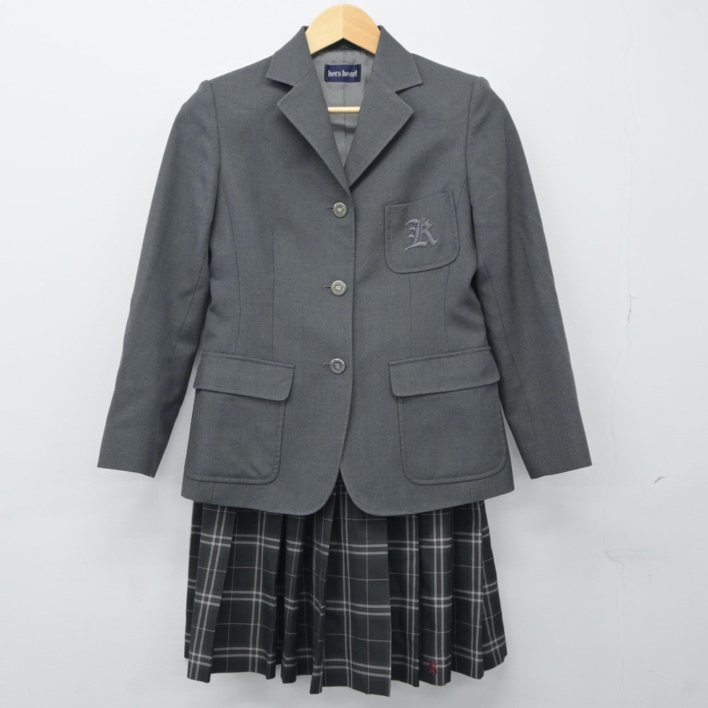 中古制服】北海道 駒澤大学附属苫小牧高等学校 女子制服 2点（ブレザー