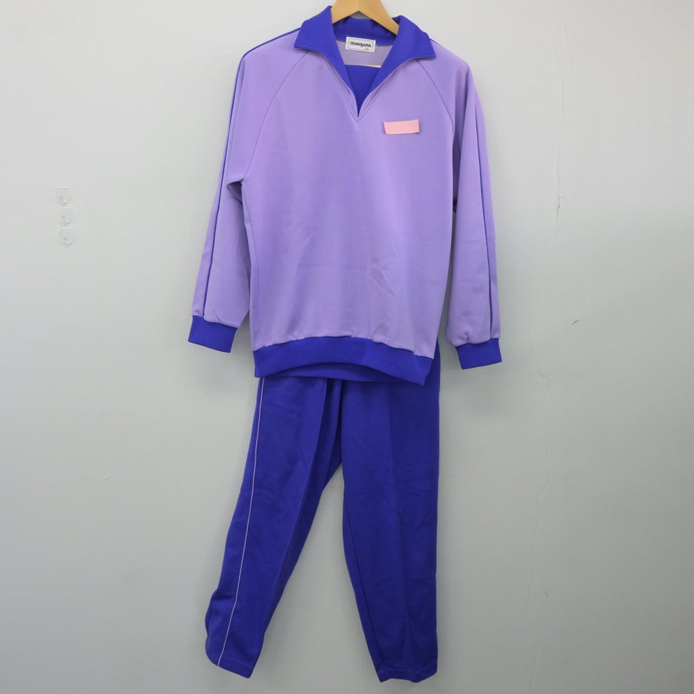 【中古】愛知県 国府高等学校 女子制服 2点（ジャージ 上・ジャージ 下）sf025083