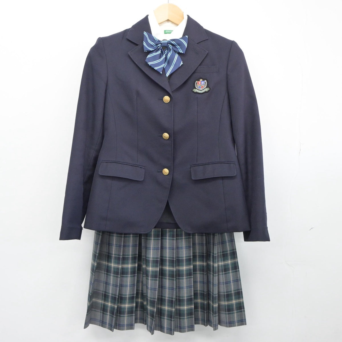 中古制服】大阪府 城南学園高等学校 女子制服 4点（ブレザー・シャツ