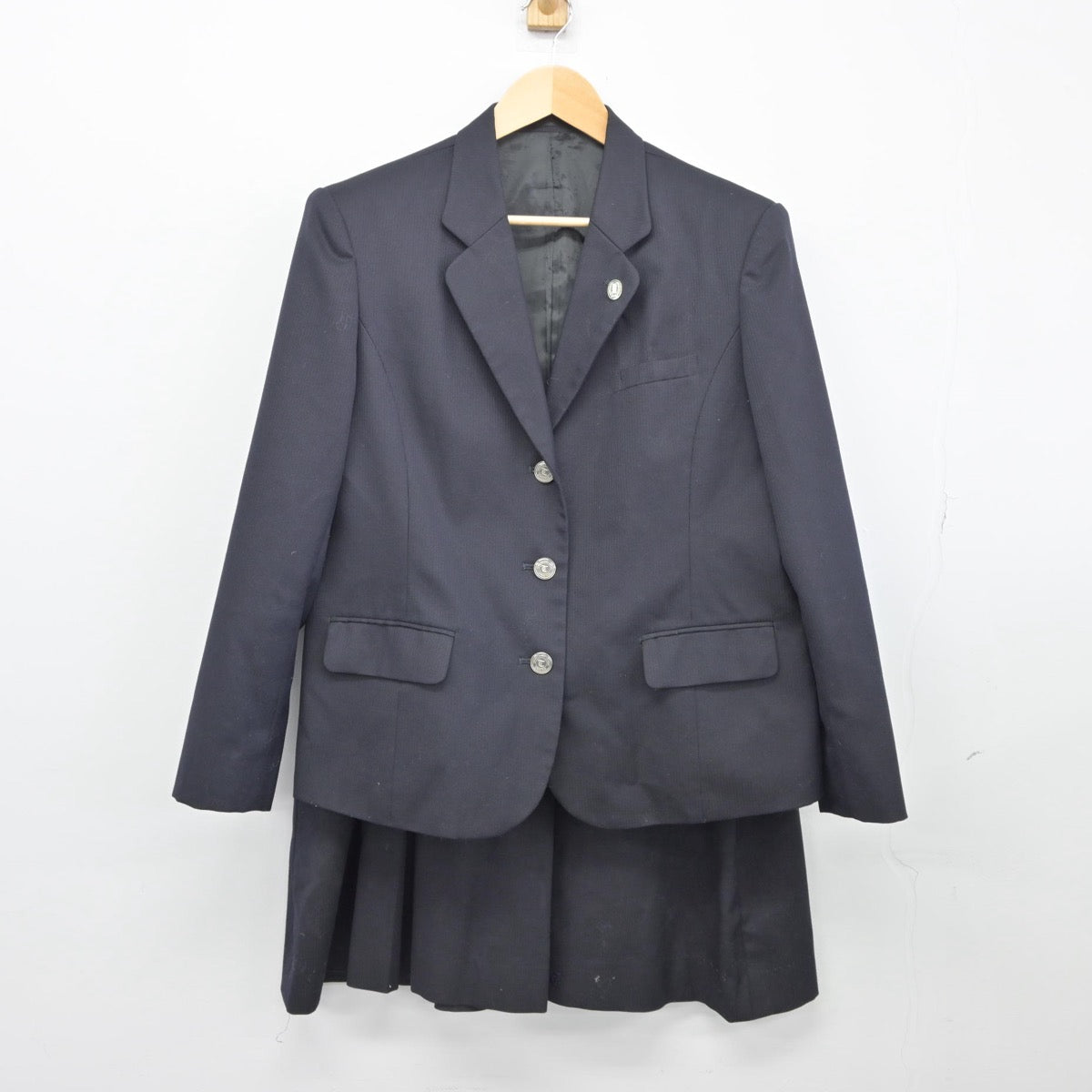 【中古】埼玉県 豊岡高等学校 女子制服 3点（ブレザー・ベスト・スカート）sf025676