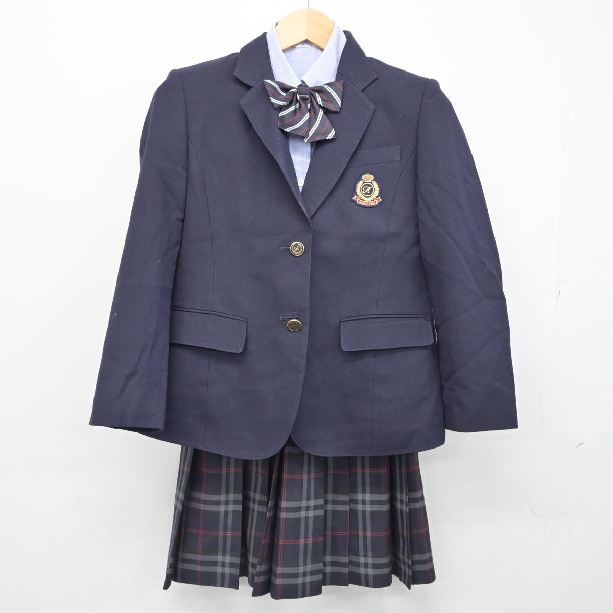 中古制服】茨城県 霞ヶ浦高等学校 女子制服 5点（ブレザー・シャツ・スカート）sf025794【リサイクル学生服】 | 中古制服通販パレイド