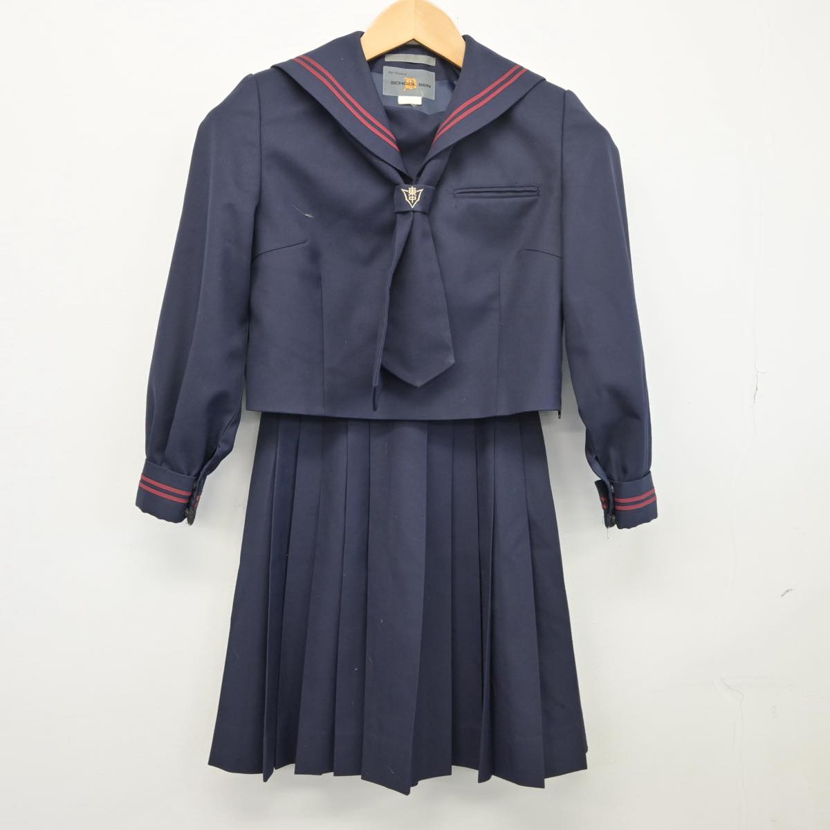 中古制服】埼玉県 東中学校 女子制服 3点（セーラー服・スカート）sf025892【リサイクル学生服】 | 中古制服通販パレイド