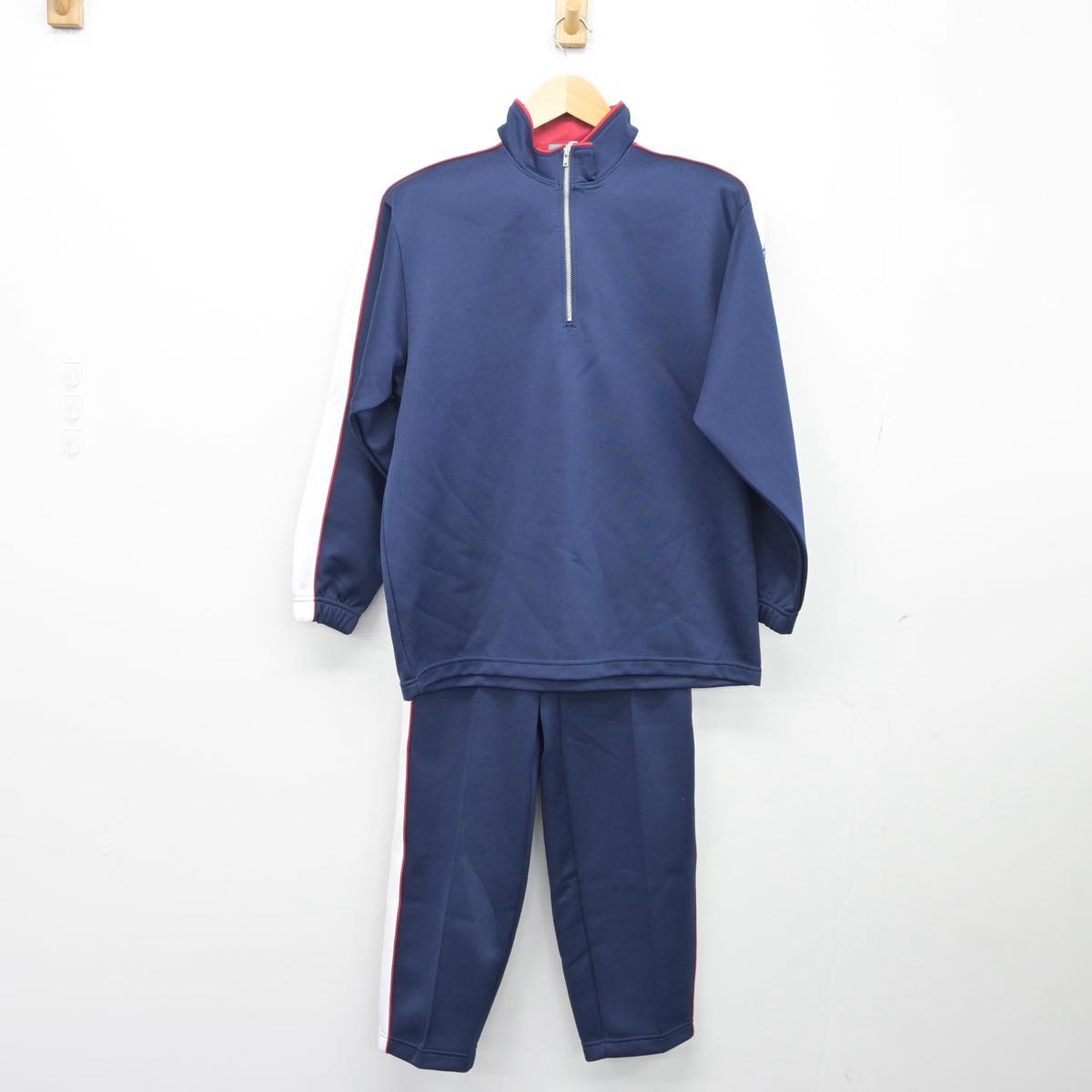 中古制服】群馬県 伊勢崎商業高等学校 女子制服 2点（ジャージ 上・ジャージ 下）sf025946【リサイクル学生服】 | 中古制服通販パレイド