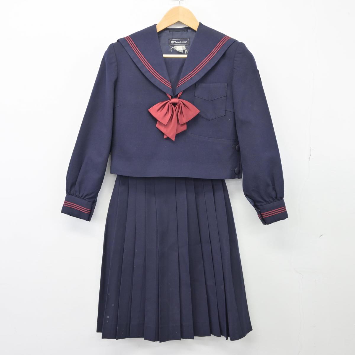 中古制服】神奈川県 横浜隼人高等学校 女子制服 3点（セーラー服 