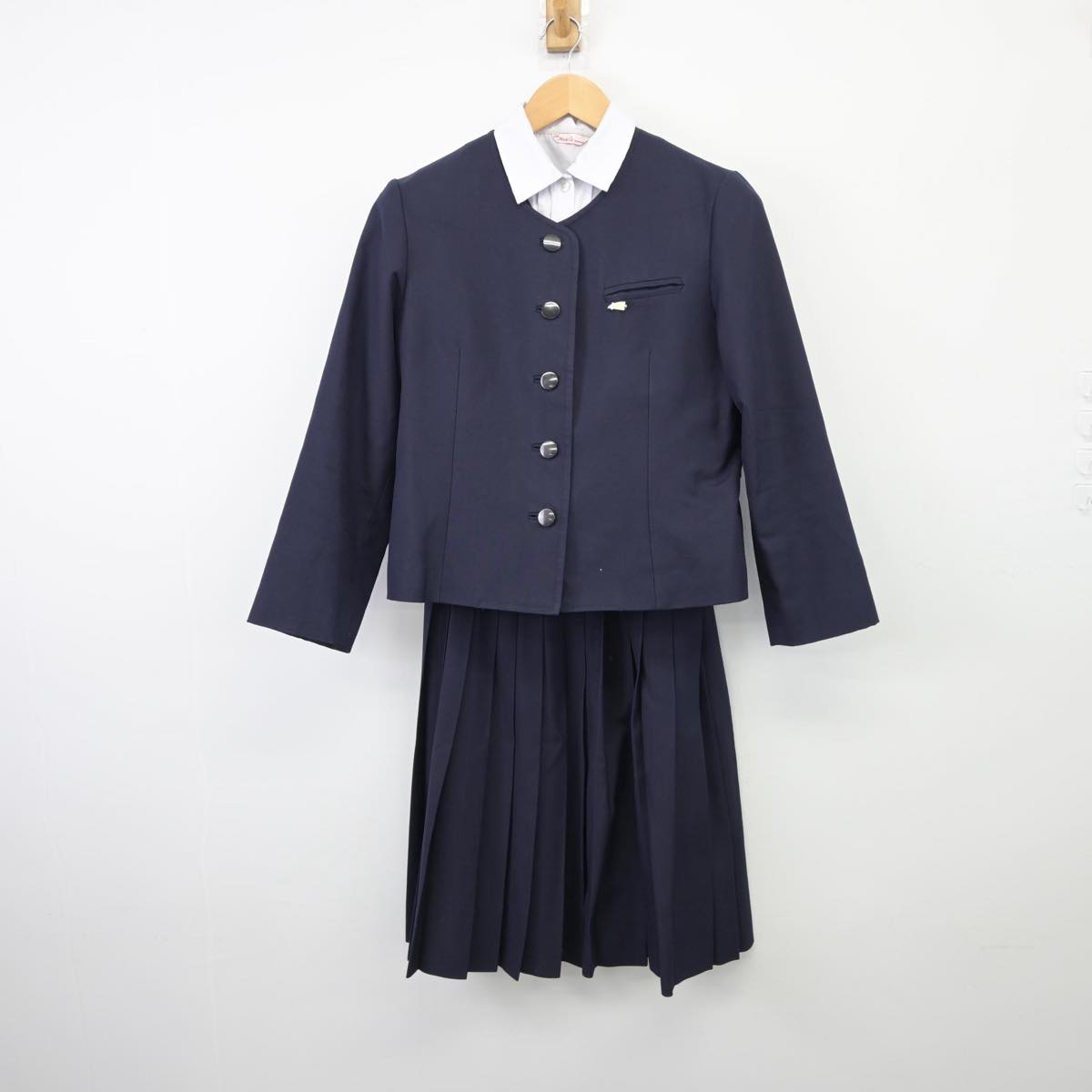 中古制服】兵庫県 兵庫県立御影高等学校 女子制服 4点（ブレザー