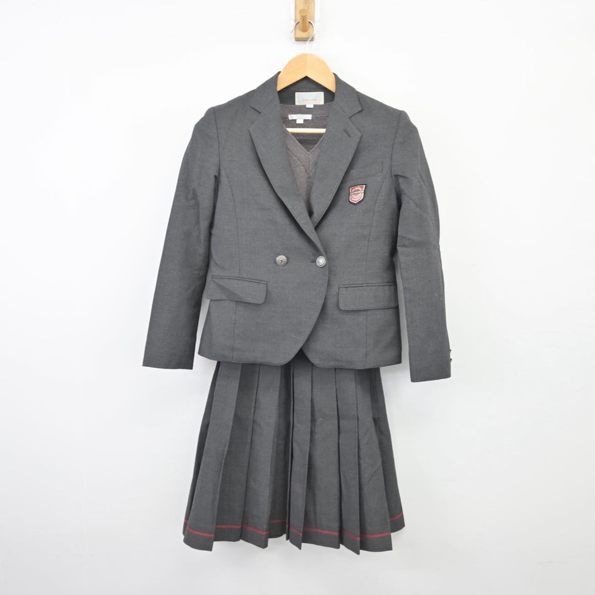 中古制服】東京都 桜美林高等学校 女子制服 4点（ブレザー・ニット・スカート）sf026295【リサイクル学生服】 | 中古制服通販パレイド