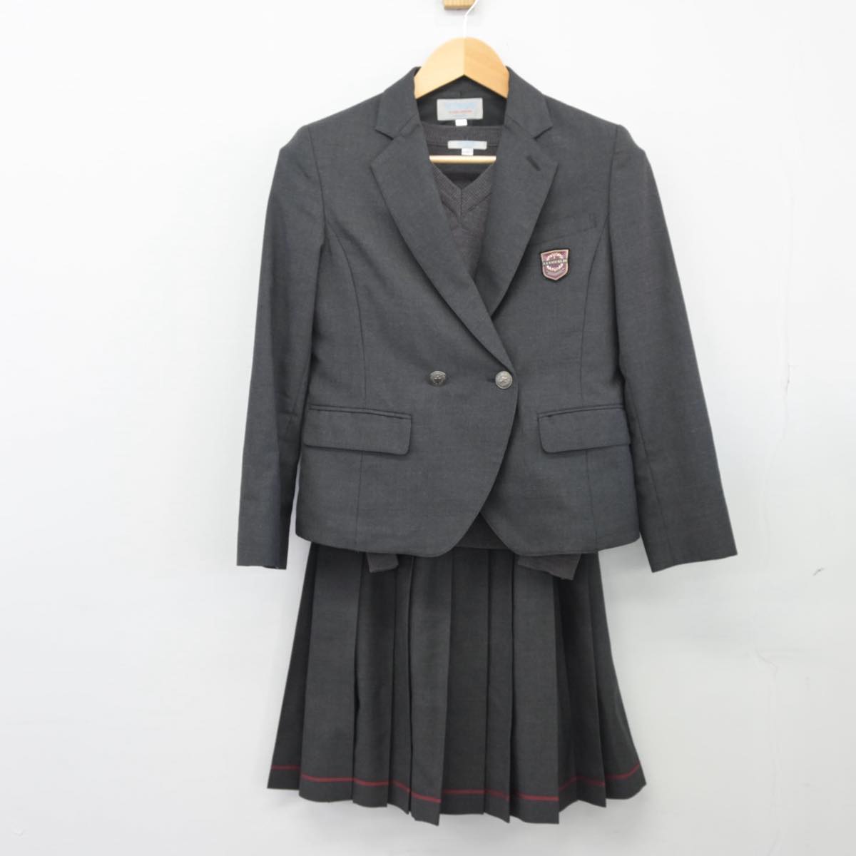 中古制服】東京都 桜美林高等学校 女子制服 4点（ブレザー・ニット・スカート）sf026382【リサイクル学生服】 | 中古制服通販パレイド