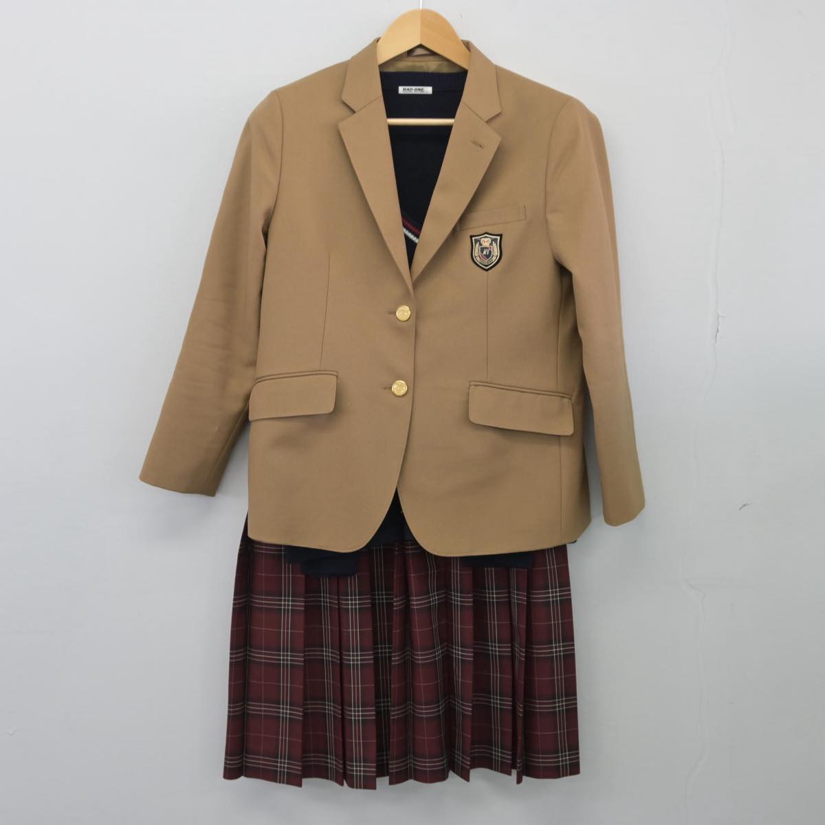 中古制服】佐賀県 神崎晴明高等学校 女子制服 4点（ブレザー・ニット・スカート）sf026390【リサイクル学生服】 | 中古制服通販パレイド