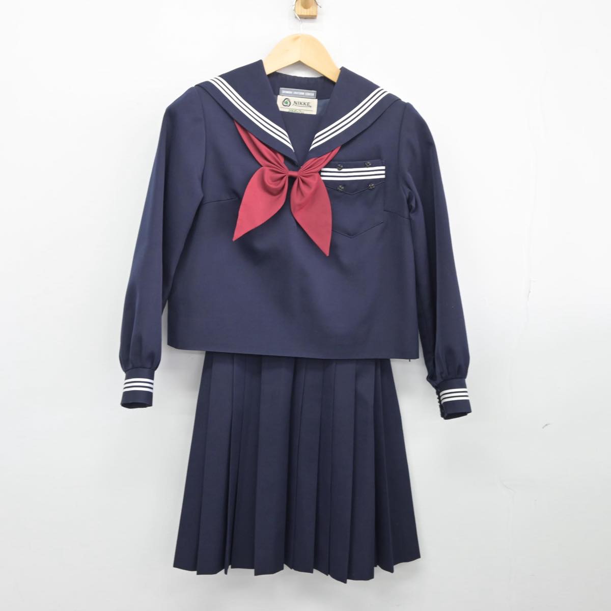 中古制服】静岡県 島田第一中学校 女子制服 3点（セーラー服・スカート）sf026601【リサイクル学生服】 | 中古制服通販パレイド