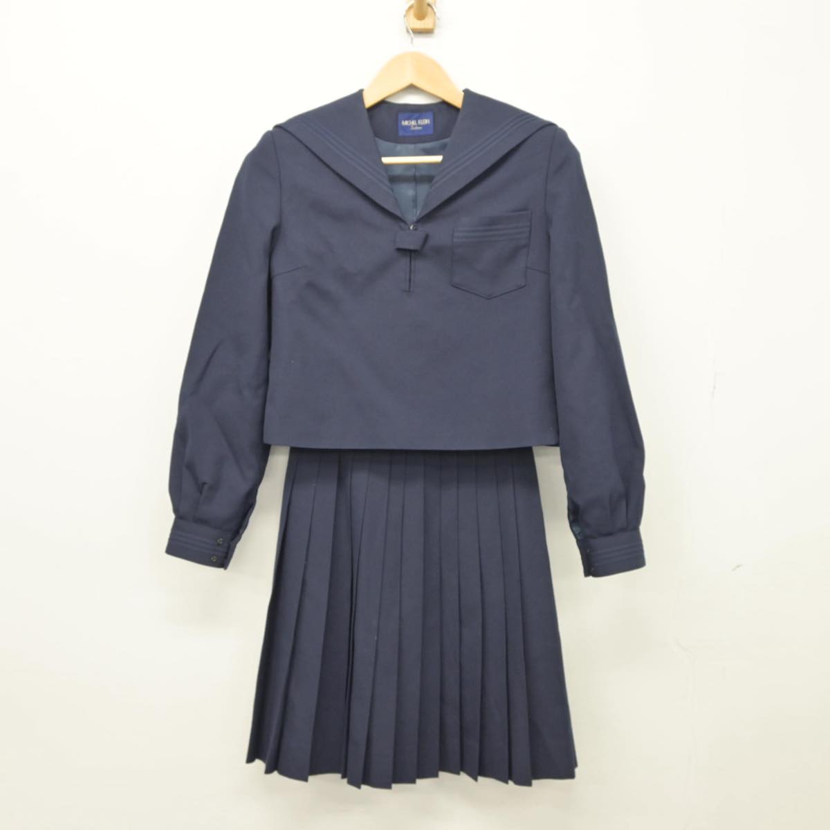 中古制服】徳島県 脇町高等学校 女子制服 2点（セーラー服
