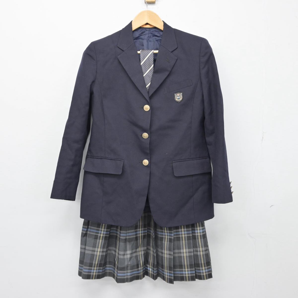 中古制服】東京都 柘植第一高等学校 女子制服 3点（ブレザー・スカート）sf027064【リサイクル学生服】 | 中古制服通販パレイド