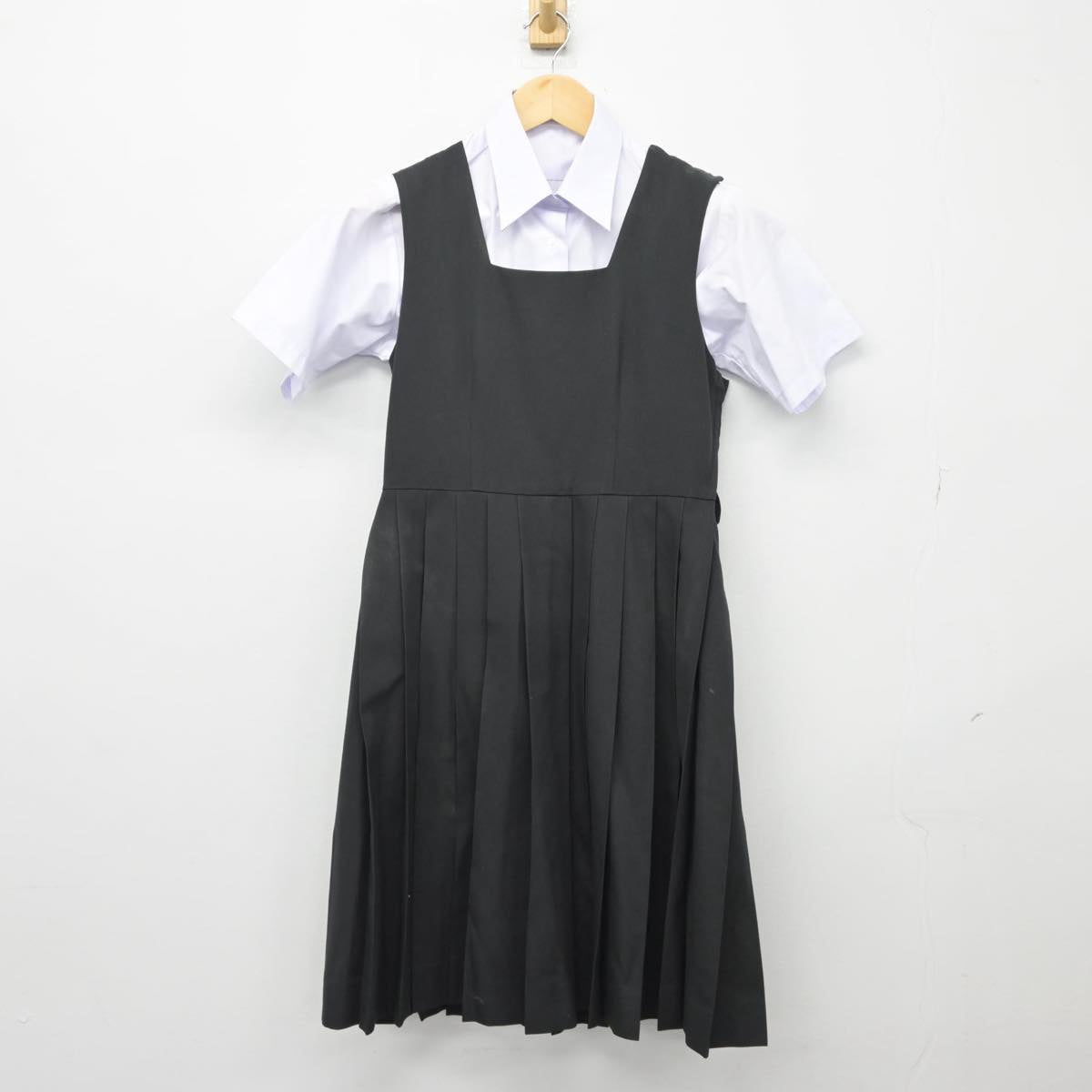 中古制服】茨城県 竜ヶ崎第一高等学校 女子制服 2点（シャツ・ジャンパースカート）sf027074【リサイクル学生服】 | 中古制服通販パレイド