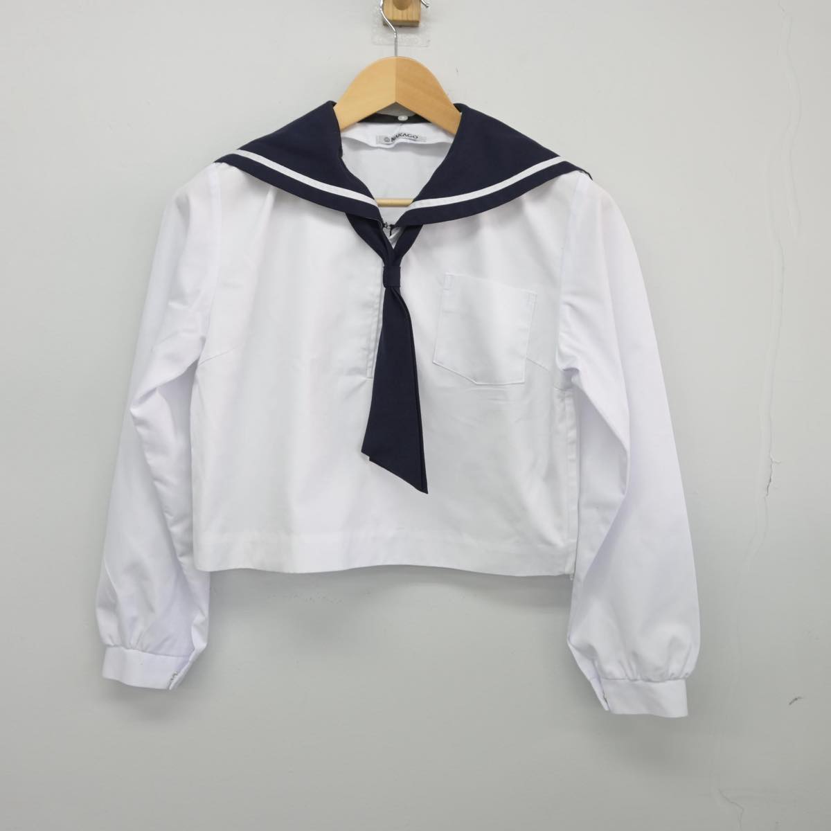 【中古】福島県 福島大学附属中学校 女子制服 2点（セーラー服）sf027163