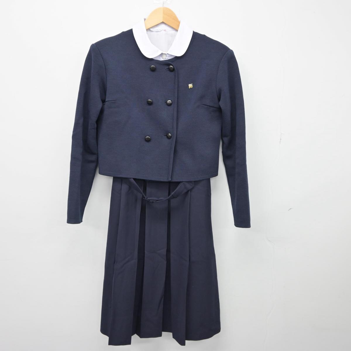 【中古】福岡県 福岡雙葉高等学校 女子制服 5点（その他アイテム・シャツ・ジャンパースカート）sf027275