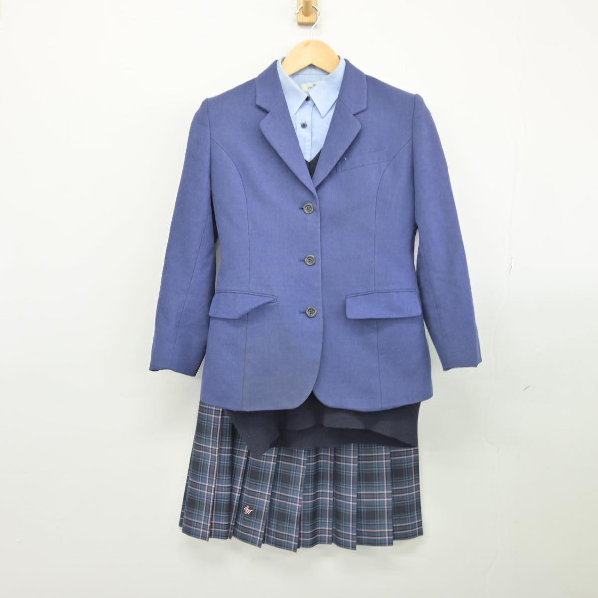 中古制服】愛知県 桜丘高等学校 女子制服 4点（ブレザー・ニット・シャツ・スカート）sf027406【リサイクル学生服】 | 中古制服通販パレイド