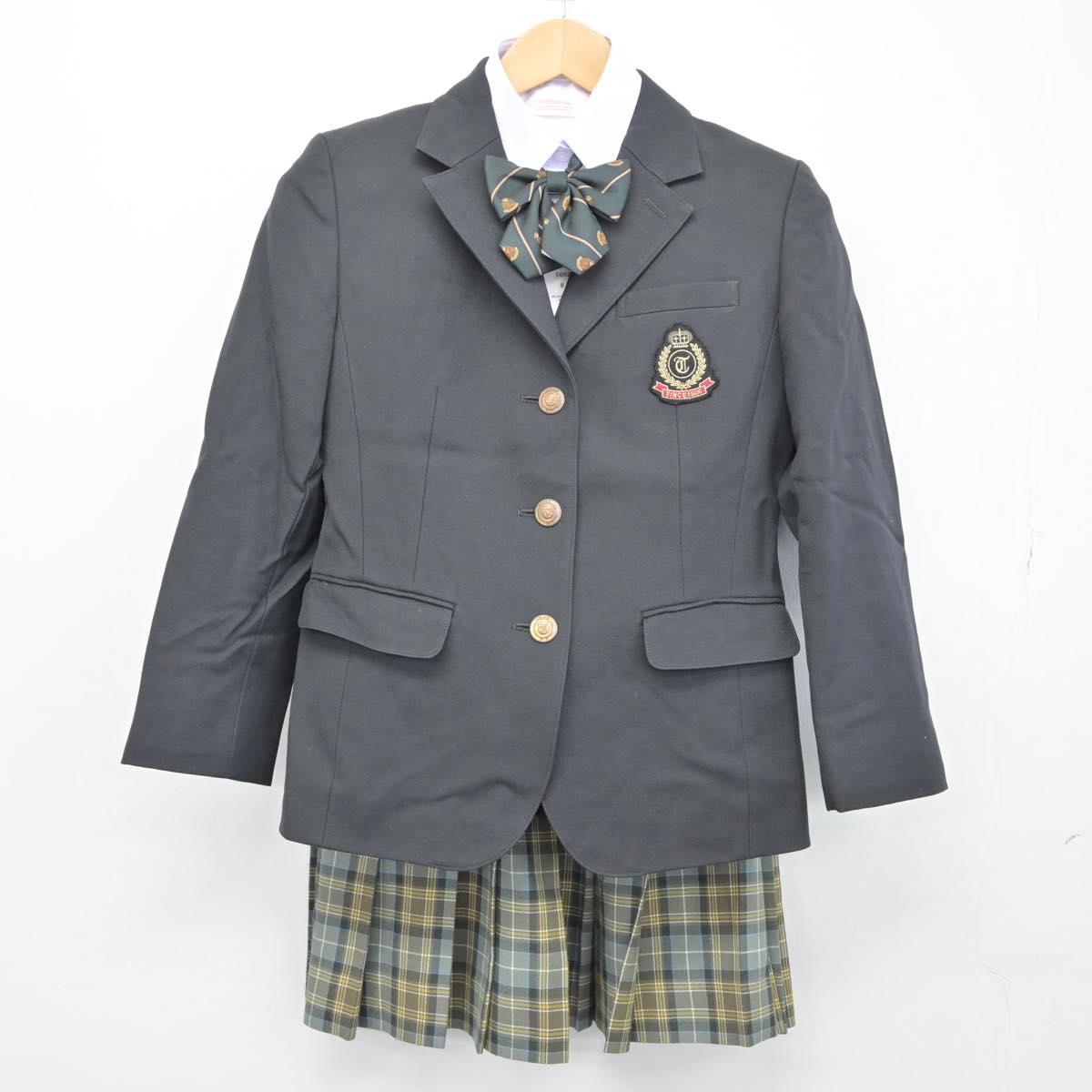 中古制服】東京都 東洋高等学校 女子制服 5点（ブレザー・シャツ